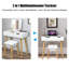 Corlyn Dressing Table with Mirror