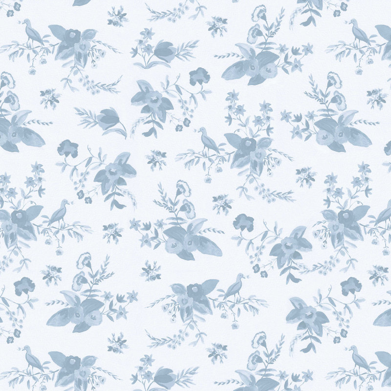 Floral Wallpaper by Candice Gray, Non-Pasted