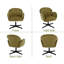 Ahmare Upholstered Swivel Armchair-1655271158-1655271144