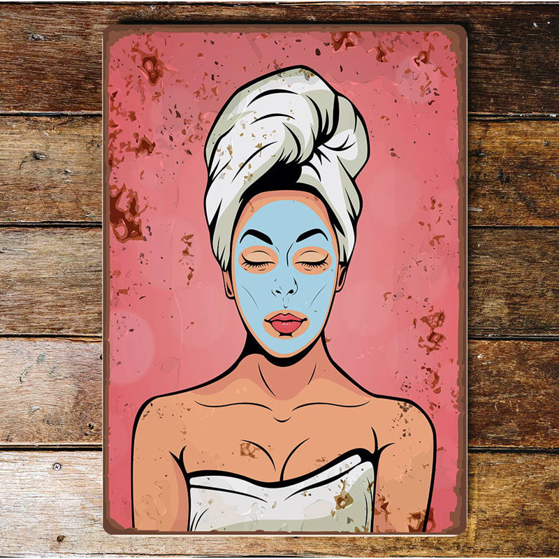 People Wall Decor on Metal, 40cm H x 28cm W