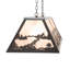 48" Long Ducks In Flight Oblong Pendant