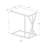 Grey Laminate Living Room & Bedroom Table, Black Metal Frame, Lightweight And Versatile, 10In L X 18.25In W 25.23In H Side Table For Areas, Finish Movable,