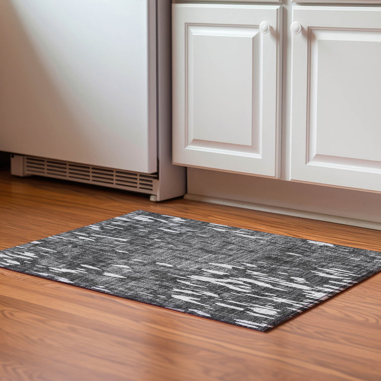 Premium Machine Washable Prisco Gray Rug