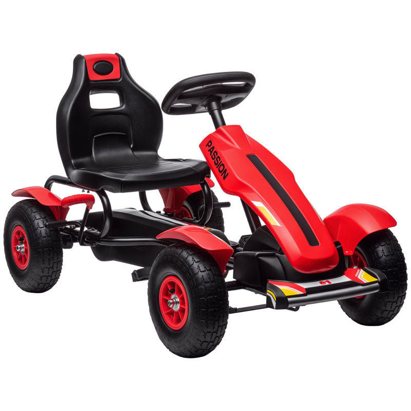 Ardzan Zoomie Kids Go Kart, Red