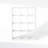 Ebern Designs Harnek Open Back Multipurpose Clothing & Closet Storage Organizer Shelf, 3-Cube, White-1014987762