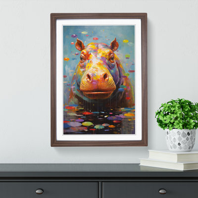 Hippo Dadaism - Framed Print