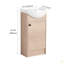 Petit meuble-lavabo autoportant de 18 pouces avec petit lavabo avec lavabo, meuble-lavabo et lavabo combiné (KD-PACKING)