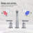 Widespread 2-handle Bathroom Faucet with Drain Assembly-96327392