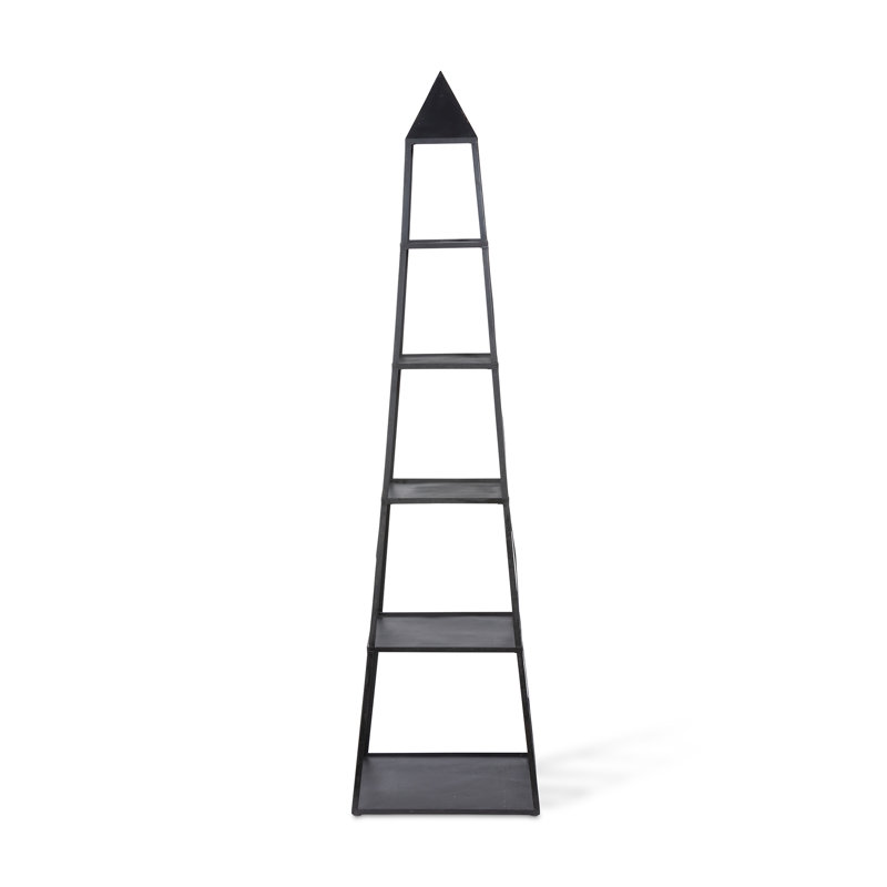 Plant Stand, Black/Antique, 101" H x 25" W x 9.5" D