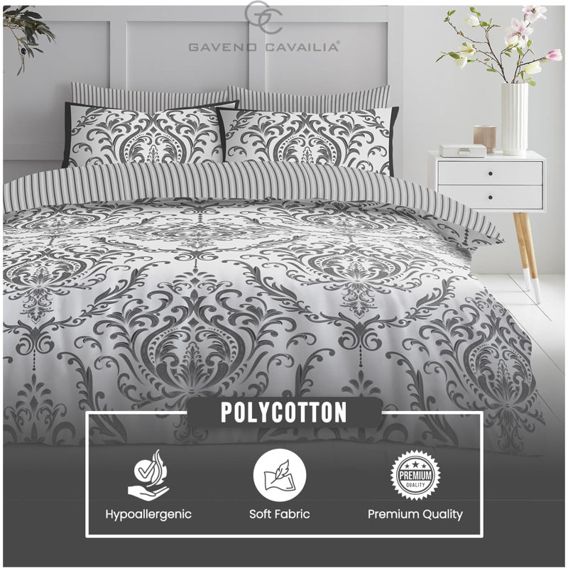  Bedding, Charcoal, King