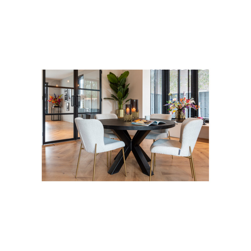 Odessa Upholstered Dining Chair, White