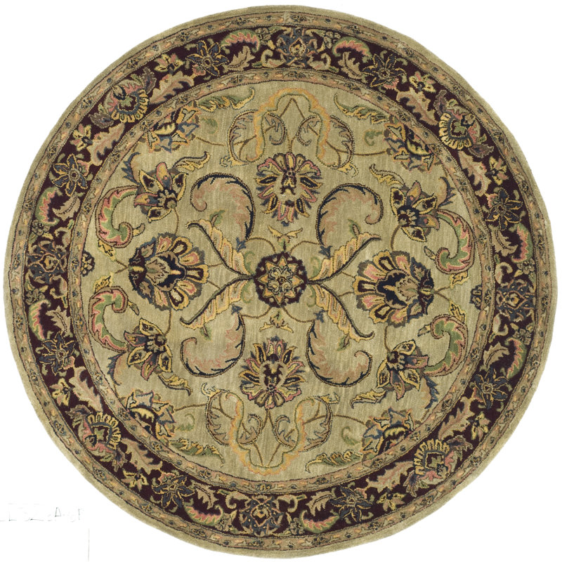 Classic Hand Tufted Wool Rug, 6' Round