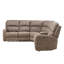 Fauteuil inclinable en nubuck d'apparence épurée et porte-gobelets de rangement modulaires-2050916533