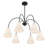 Orestis 6-Light Chandelier in Matte Black-92329461