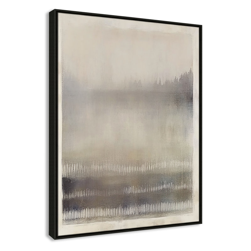 Équilibre équilibré III par Irena Orlov, H 41,5 po x l 31,5 po, Flottant espresso