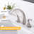 Widespread 2-handle Bathroom Faucet with Drain Assembly-64271556