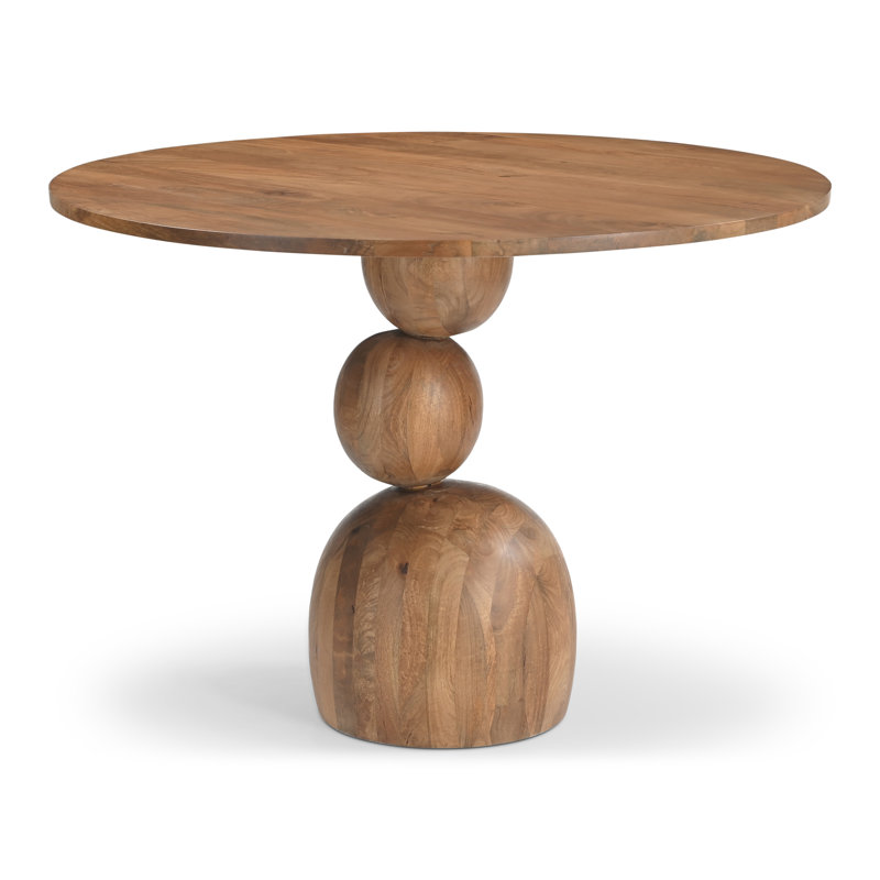 Naturals Round Solid Wood Dining Table