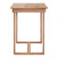 Ensemble de table de salle à manger à hauteur de comptoir 5 pièces avec 1 table rectangulaire et 4 chaises pour petits espaces-1714435709