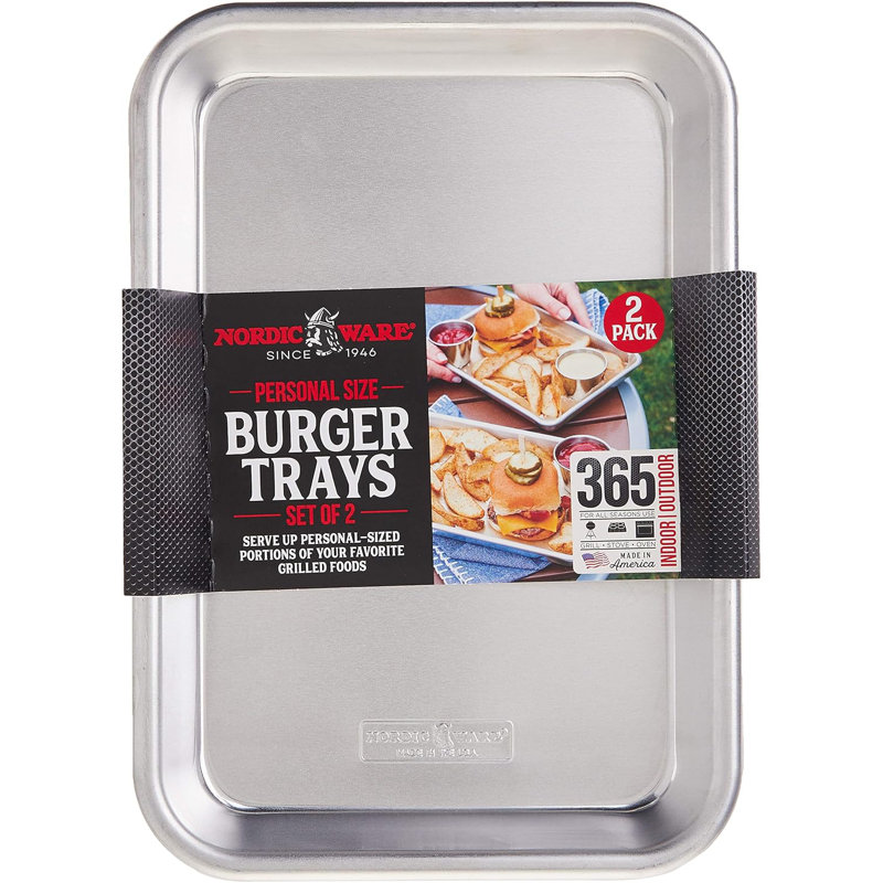 Ensemble de 2 plateaux de service Nordic Ware