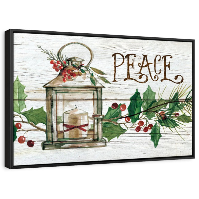 Impression sur toile Rustic Peace, H 17 po x l 25 po