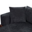 Canapé modulaire avec canapé en L 93,7 po et compartiment de rangement en bois pour salon-121104538