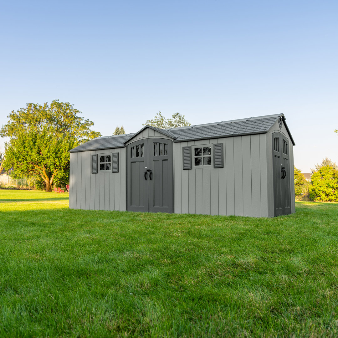 20 Ft. X 8 Ft. Dual Entry Shed Lifetime
