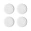 Domo White Porcelain Dinner Plate