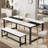 Metal Base Dining Table-1868474882