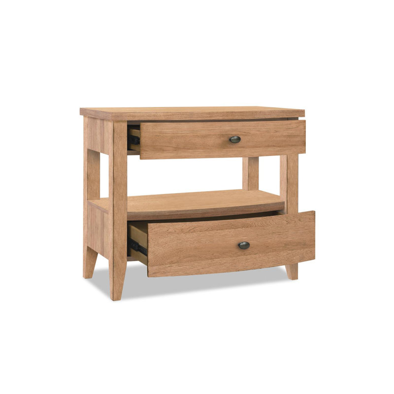Table de chevet Mya, Brun clair