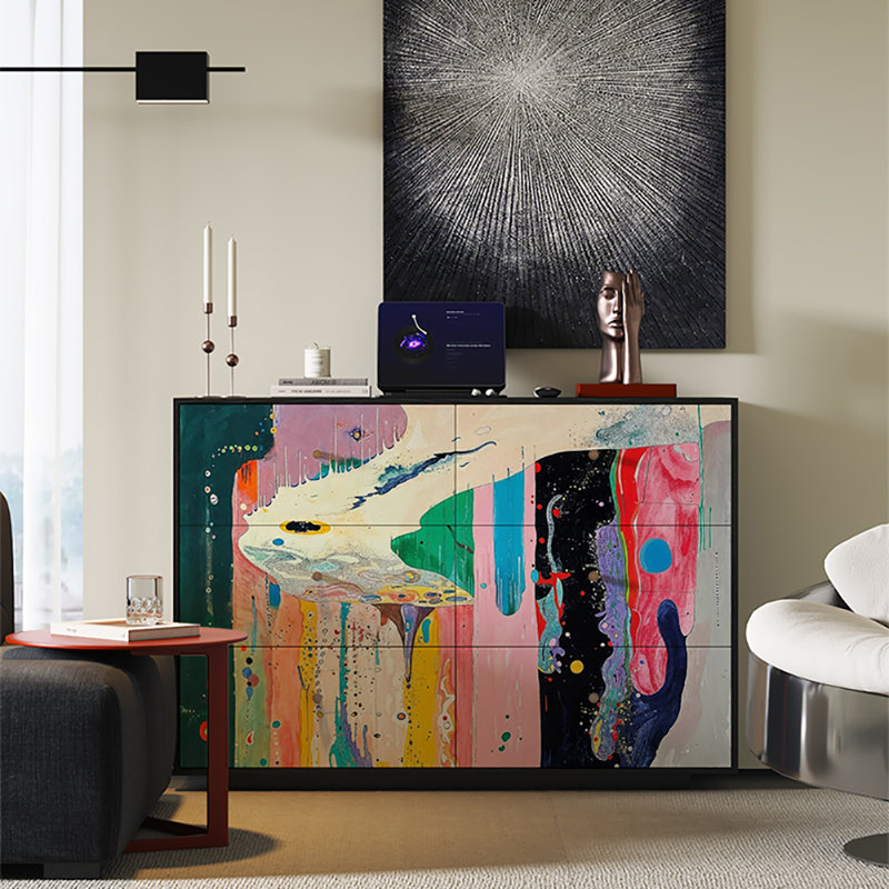 47.2'' Six-drawer Sideboard Cabinet
