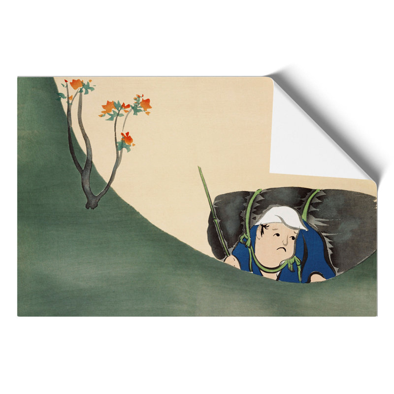 Samurai Vol.1 by Kamisaka Sekka - No Frame Painting, 42cm H x 59cm W x 0.1cm D