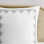 Édredon très grand / très grand avec motifs en chenille de tissu de coton -