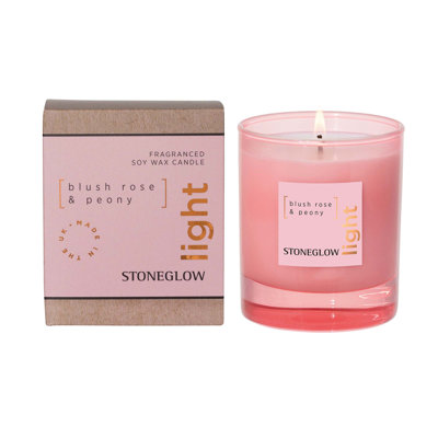 Scented Unscented Flameless Tumbler Candle with Glass Holder