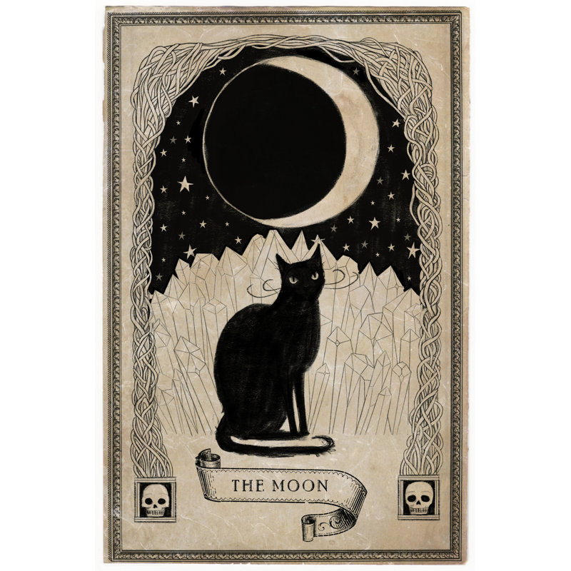 Fortune Tarot II by Victoria Borges - Painting, Black Floater Framed, 91 cm H x 61 cm W