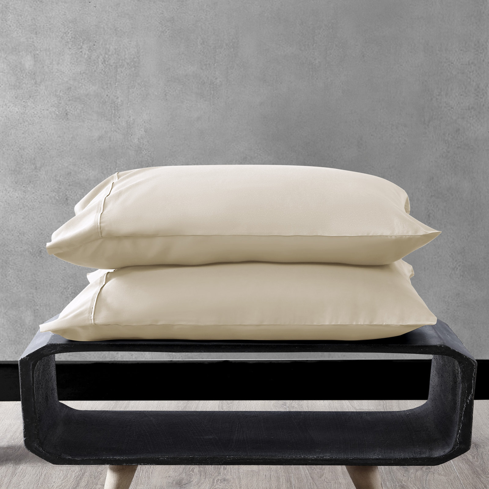 Laflin Sateen - Set of 2, Ivory, King