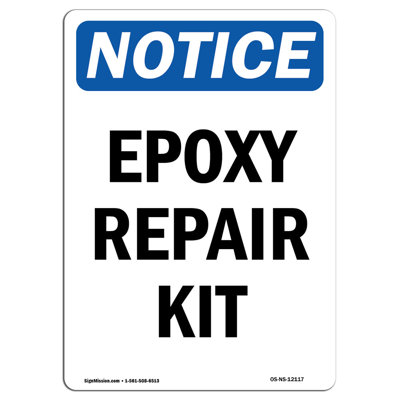 Epoxy Repair Kit Sign