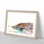 Docked Boats in Ballstad Norway in Abstract - Picture Frame Painting Print-55734113-55734116