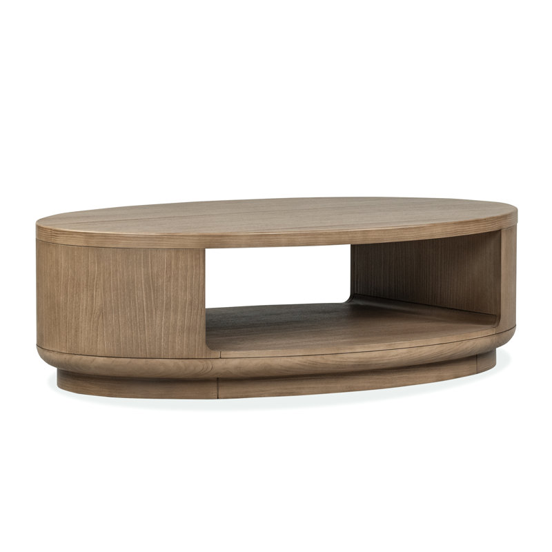 Braxton Oval Cocktail Table With Casters