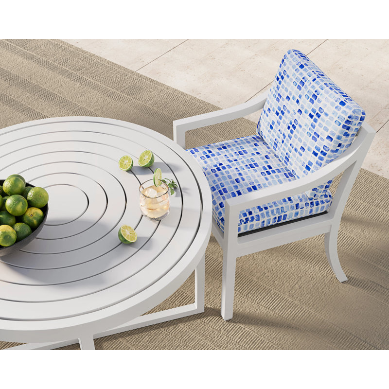 Round Dining Table, Eucalyptus Green
