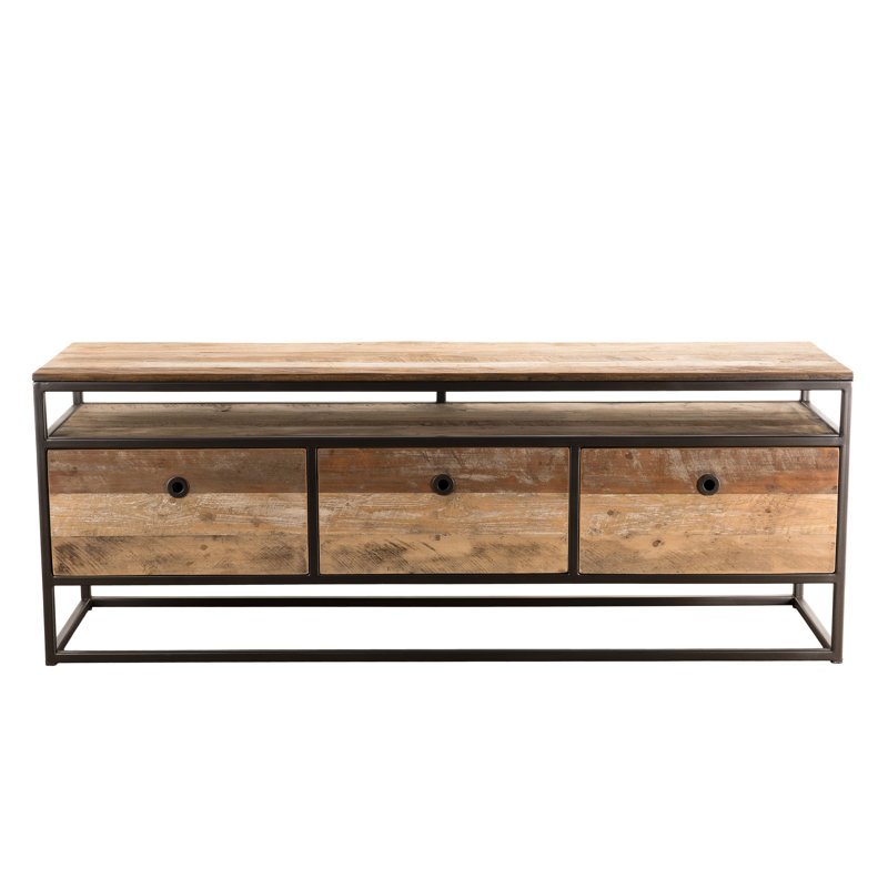 Yeager Unfinished TV Stand for TVs up to 65"