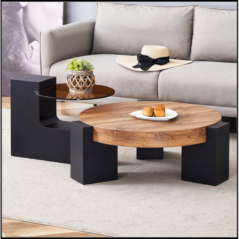 Double-Layer Round Coffee Table
