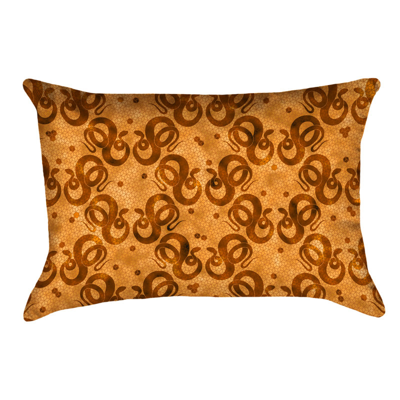 Coussin Katelyn Elizabeth, Faux lin, Orange