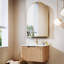 24" Wall-Mounted Bathroom Vanity With Ceramic Top And Medicine Cabinet