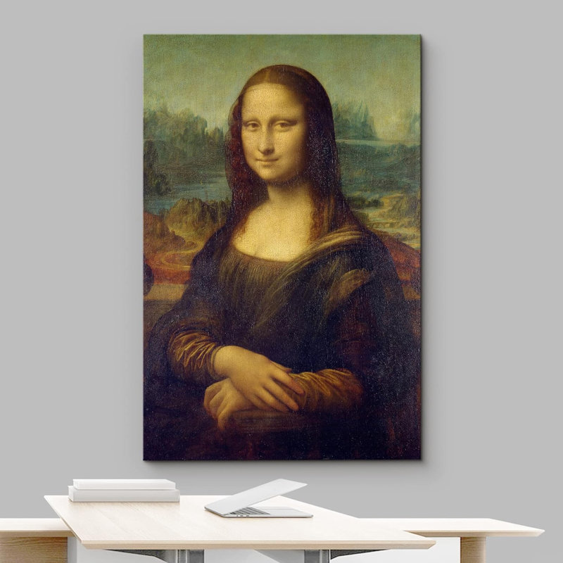 Mona Lisa sur toile par Leonardo Da Vinci