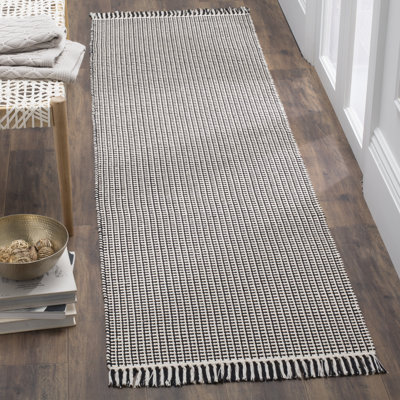 Bester Hand Woven Cotton Geometric Rug