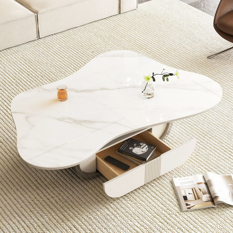 Table basse avec plateau en pierre frittée Butterfly