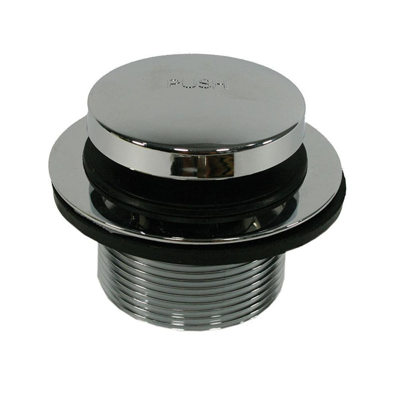 Drain de baignoire escamotable Toe Touch, Chrome