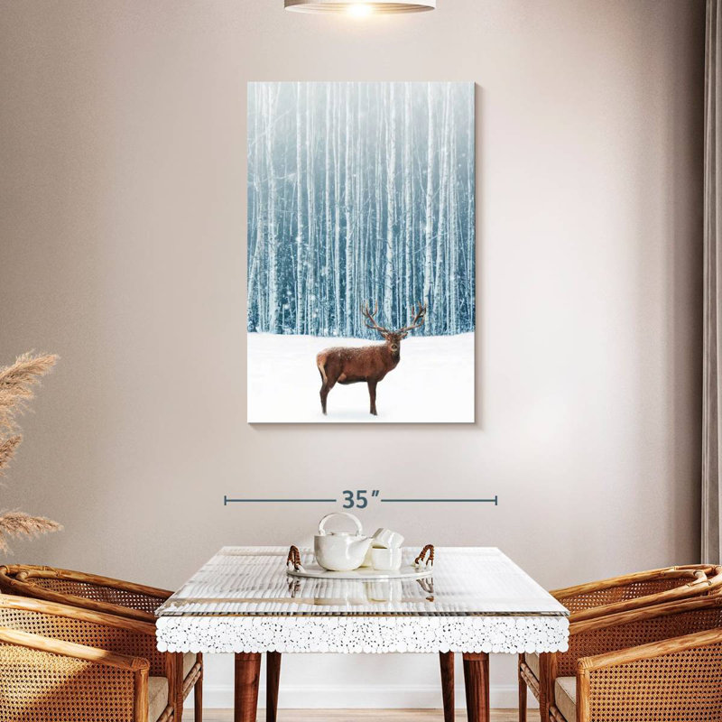 Stag In Winter
