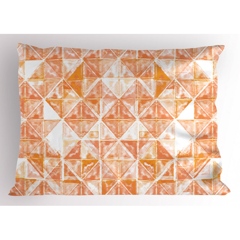 Polyester Geometric Sham Set, Twin
