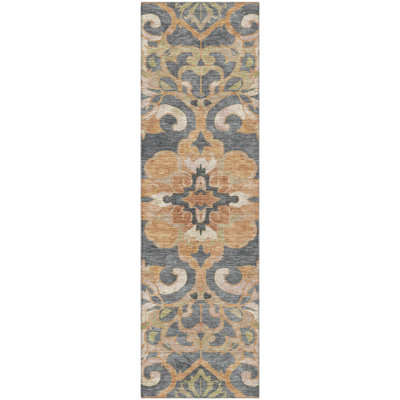 Premium Machine Washable Ralston AMF1947 Global Rug